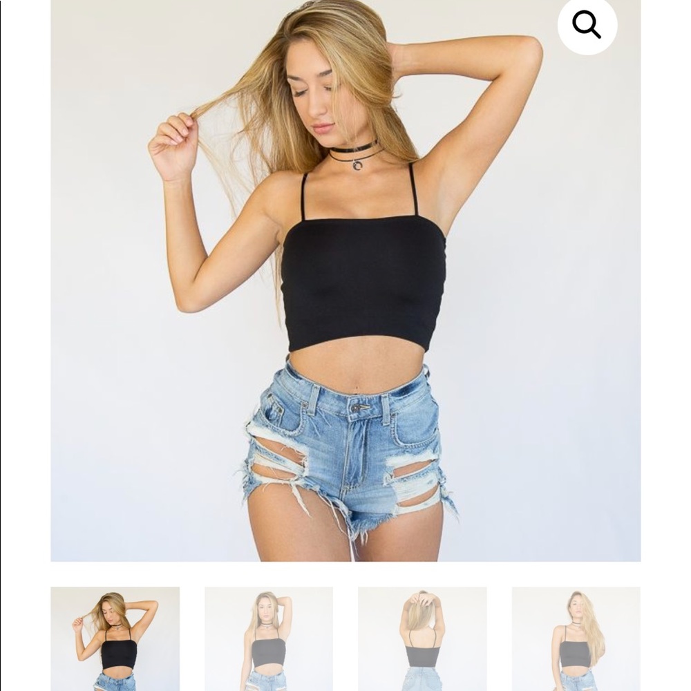 Disruptive Youth Spaghetti Strap Tube Top